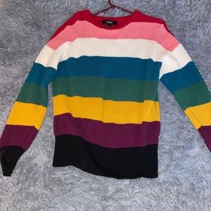 Multi colored sweater from Forever 21
